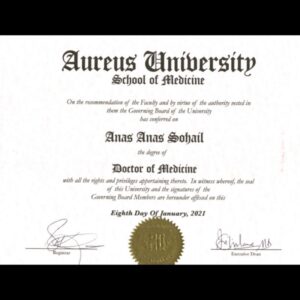 Buy Degree from Aureus University School of Medicine