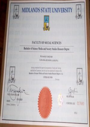 Buy Degree From the Midlands State University
