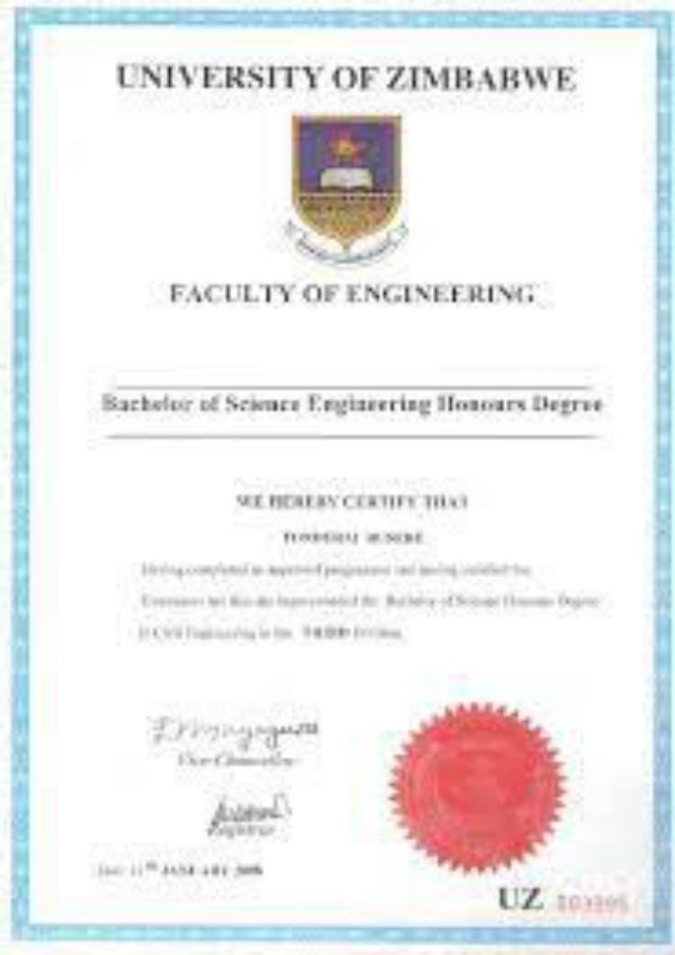 University-of-Zimbabwe Buy Degree From the University of Zimbabwe