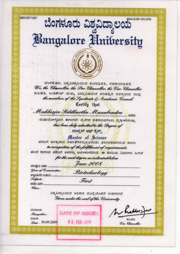 bangalore-university Buy college degree from The Bangalore University