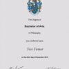 Buy Transcript Certificate from the Birmingham City University