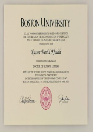 Buy college degree from The Boston College