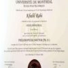 Buy Transcript Certificate from the École Polytechnique de Montréal