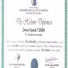 Buy PHD Honorary Doctorate Degree from the Eskisehir Osmangazi Üniversitesi