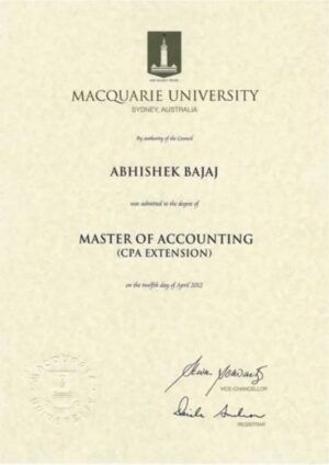 Buy college degree from the Macquarie University