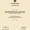 Buy PHD Honorary Doctorate Degree from the  Royal Holloway, University of London