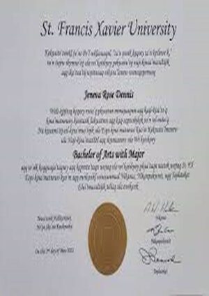 Buy college degree from the St. Francis Xavier University