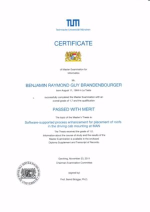 Buy college degree from the Technische Universität München