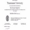 Buy PHD Doctorate Degree from the Thammasat University