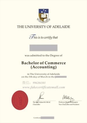 Buy college degree from the The University of Adelaide