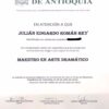 Buy Master Degree from The Universidad de Antioquía