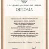 Buy Master Degree from the Universidade de Lisboa