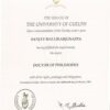 Buy Bachelors Degree from The University of Guelph
