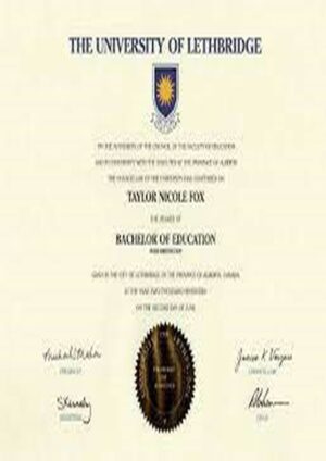 Buy college degree from The University of Lethbridge