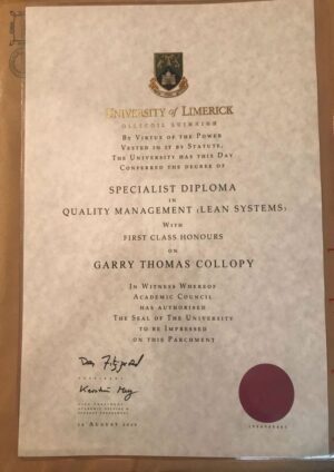 Buy college degree from the University of Limerick