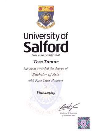 Buy college degree from The University of Salford