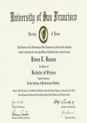 Buy college degree from The University of San Francisco