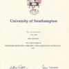 Buy Transcript Certificate from The University of Southampton