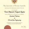 Buy PHD Doctorate Degree from The University of Western Australia