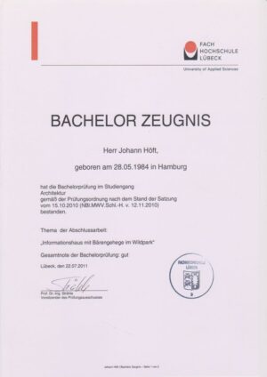 Buy college degree from The Fachhochschule Lübeck