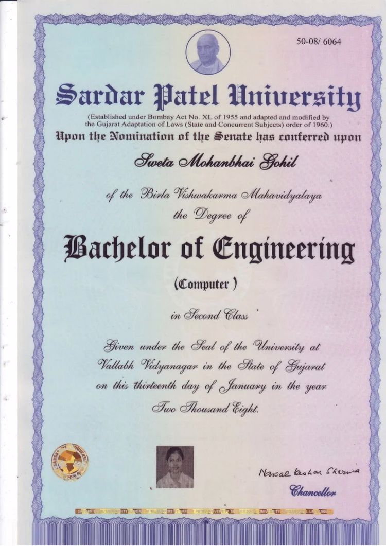 sardar-patel-university Buy college degree from The Sardar Patel University
