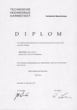 Buy college degree from The Hochschule Darmstadt