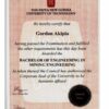Buy Master Degree from the Papua New Guinea University of Technology