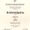 Buy Master Degree from the  University of the South Pacific